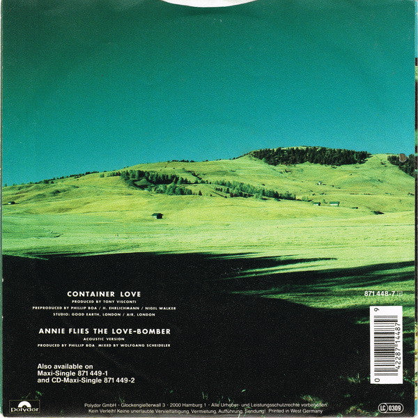 Phillip Boa And The Voodooclub* : Container Love (7", Single)