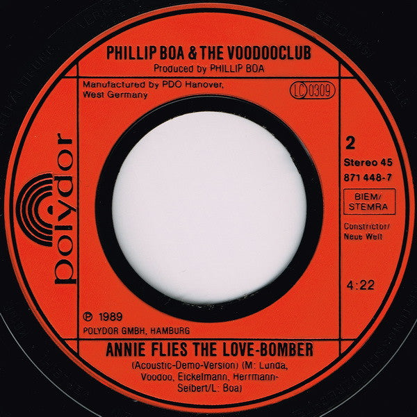 Phillip Boa And The Voodooclub* : Container Love (7", Single)