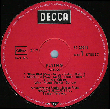 UFO (5) : UFO 2 - Flying - One Hour Space Rock And UFO 1 (2xLP, Comp)