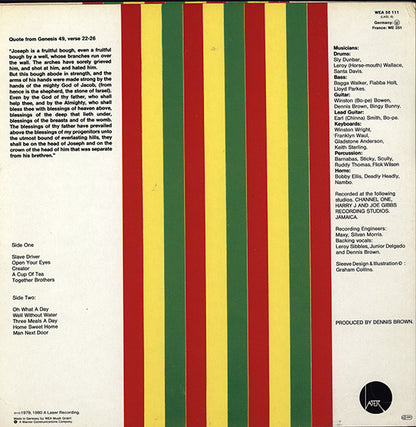 Dennis Brown : Joseph's Coat Of Many Colours (LP, Album)