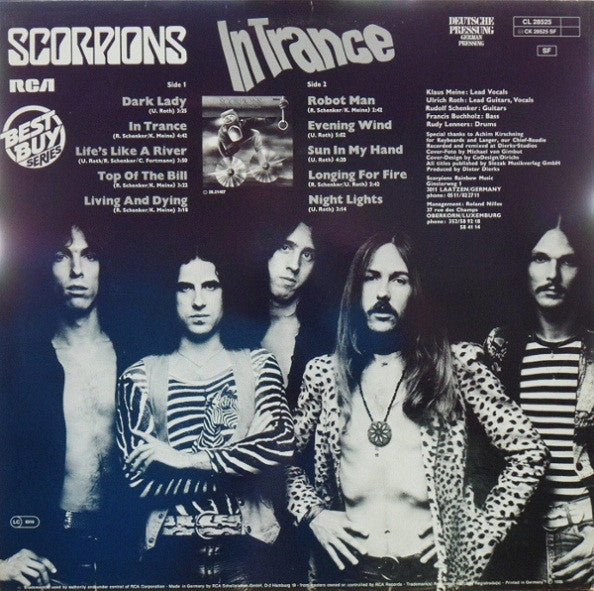 Scorpions : In Trance (LP, Album, RE)