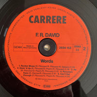 F-R David* : Words (LP, Album)