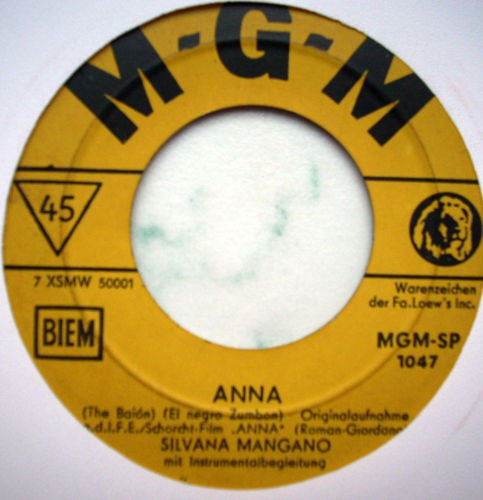 Silvana Mangano : Anna (7", Single)