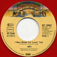 Kiss : I Was Made For Lovin' You (7", Single, Red)