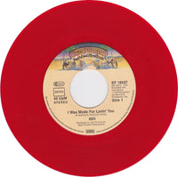 Kiss : I Was Made For Lovin' You (7", Single, Red)