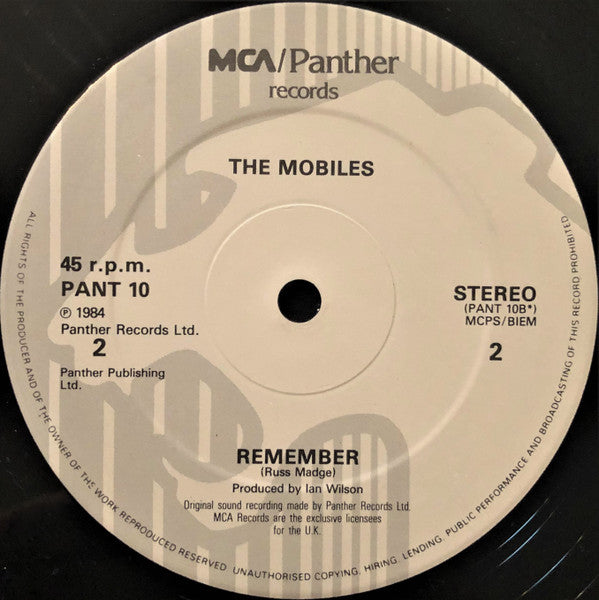 Mobiles : Lost Without Your Love (12")
