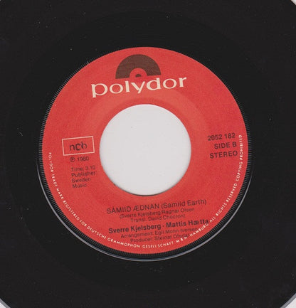 Sverre Kjelsberg / Mattis Hætta : Sámiid Ædnan (7", Single)