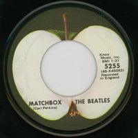 The Beatles : Matchbox / Slow Down (7", Single, RE, Win)