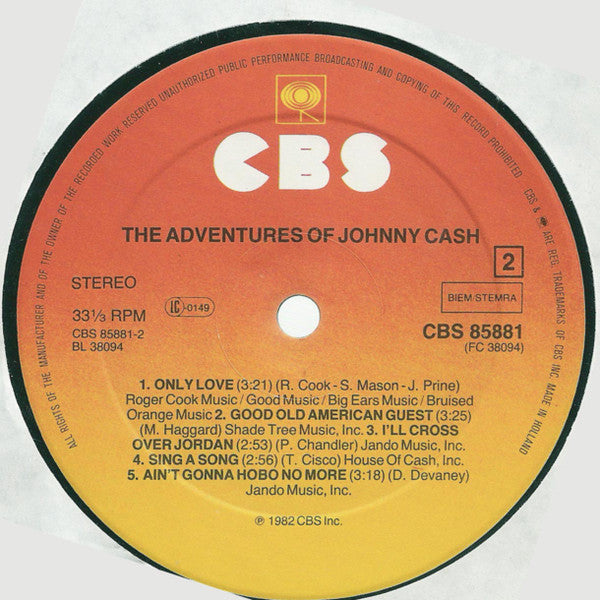 Johnny Cash : The Adventures Of Johnny Cash (LP, Album)