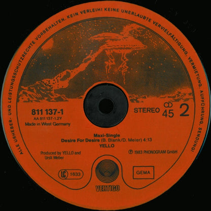 Yello : You Gotta Say Yes To Another Excess (12", Maxi, Red)