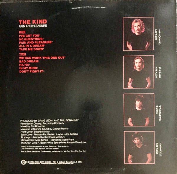 The Kind : Pain And Pleasure (LP)
