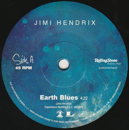 Jimi Hendrix : Earth Blues (7", Single)