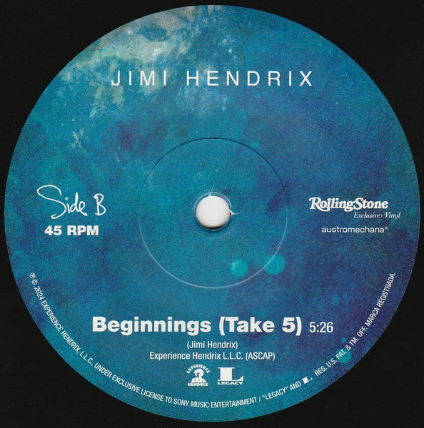 Jimi Hendrix : Earth Blues (7", Single)