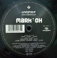 Mark 'Oh : Love Song (12")