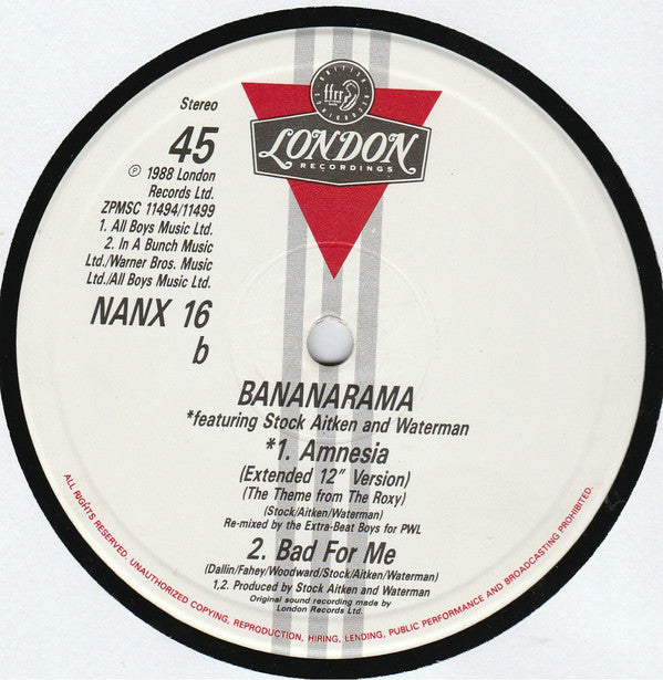 Bananarama : I Want You Back (12", Single)