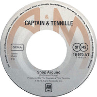 Captain And Tennille : Shop Around  (7", Single)