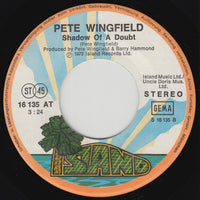 Pete Wingfield : Eighteen With A Bullet (7", Single)