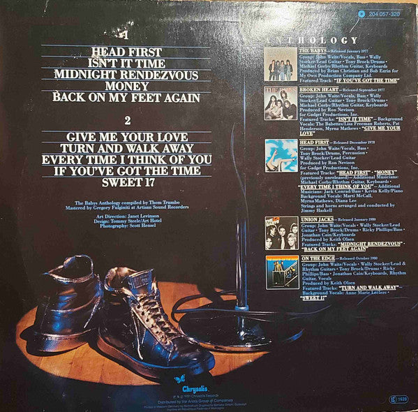 The Babys : Anthology (LP, Comp)