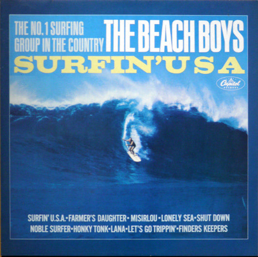 The Beach Boys : Surfin' USA (LP, Album, RE)