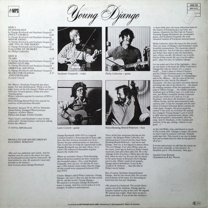 Stephane Grappelli*, Philip Catherine, Larry Coryell, Niels-Henning Ørsted Pedersen : Young Django (LP, Album)