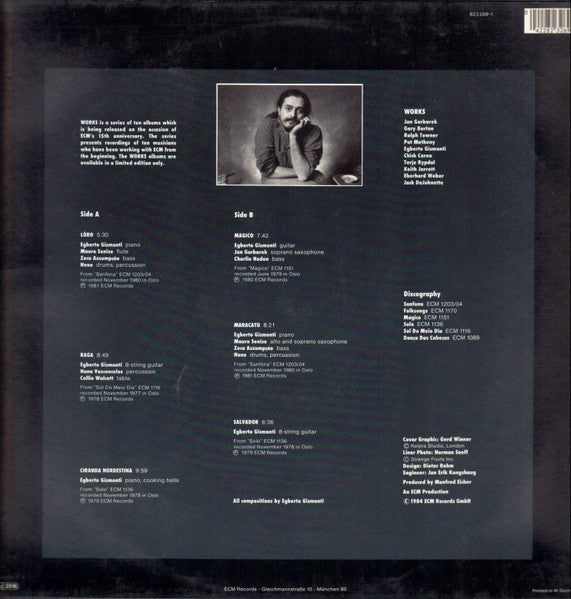 Egberto Gismonti : Works (LP, Comp, Ltd)