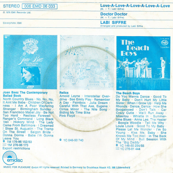 Labi Siffre : Love A Love A Love A Love A Love (7", Single)