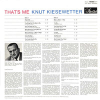 Knut Kiesewetter : That's Me (LP, Album)