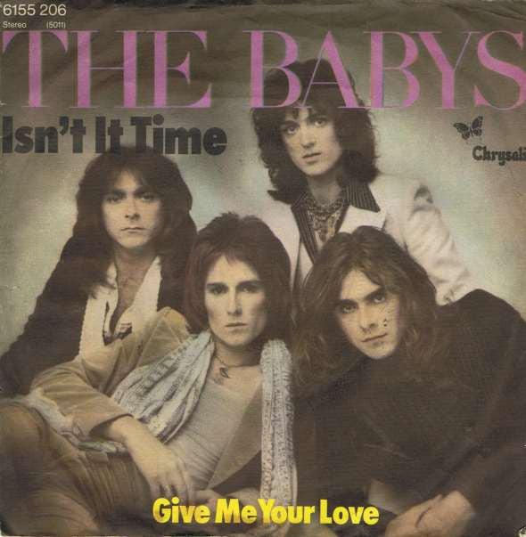 The Babys : Isn't It Time (7", Single)