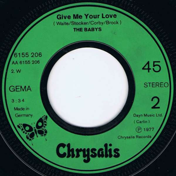 The Babys : Isn't It Time (7", Single)