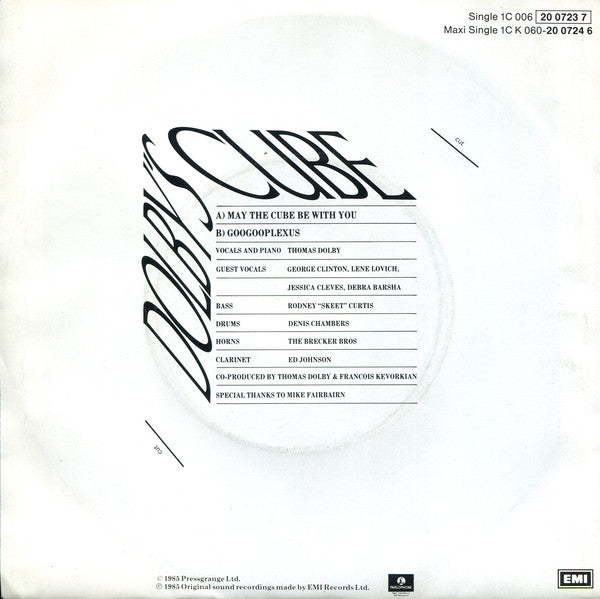 Dolby's Cube : May The Cube Be With You (7", Single)
