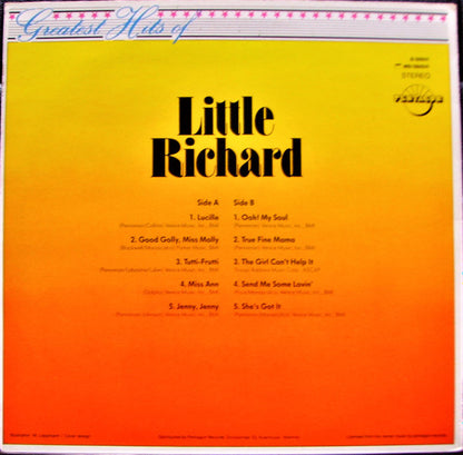 Little Richard : Greatest Hits Of Little Richard - Vol.1 (LP, Comp)