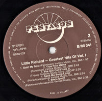 Little Richard : Greatest Hits Of Little Richard - Vol.1 (LP, Comp)