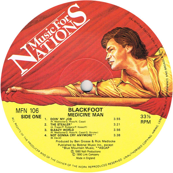 Blackfoot (3) : Medicine Man (LP, Album)