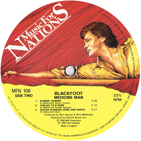 Blackfoot (3) : Medicine Man (LP, Album)