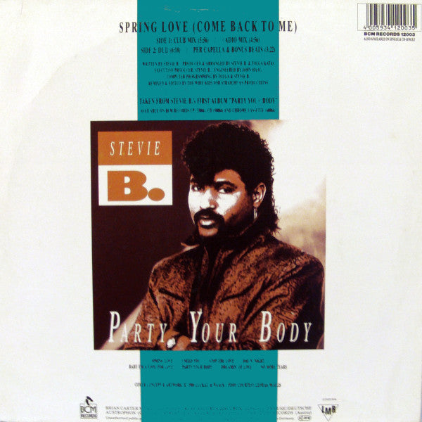 Stevie B.* : Spring Love (Come Back To Me) (12")