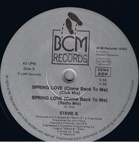 Stevie B.* : Spring Love (Come Back To Me) (12")