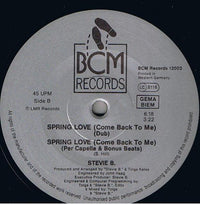 Stevie B.* : Spring Love (Come Back To Me) (12")