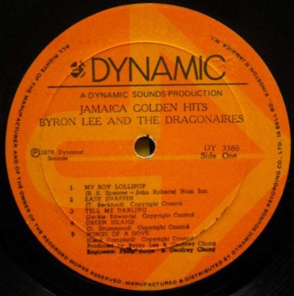 Byron Lee And The Dragonaires & Various : Jamaica's Golden Hits (2xLP, Gat)