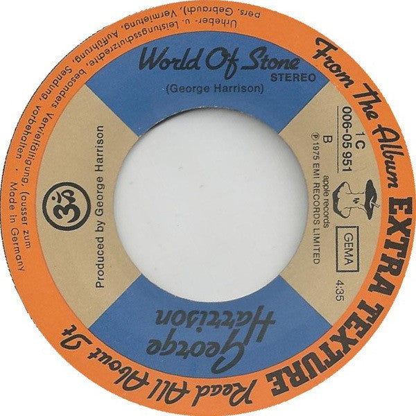 George Harrison : You (7", Single)