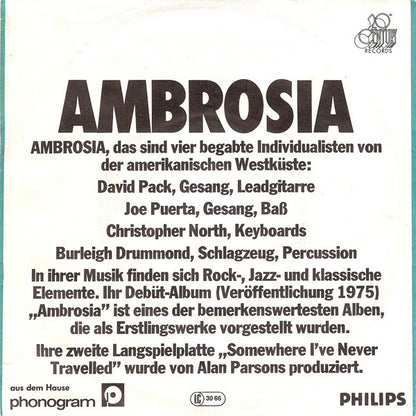 Ambrosia (2) : Magical Mystery Tour (7", Single)