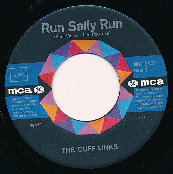 The Cuff Links : Run Sally Run / I Remember (7")