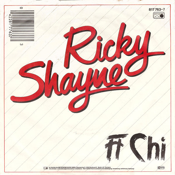 Ricky Shayne : A Chi (7", Single)