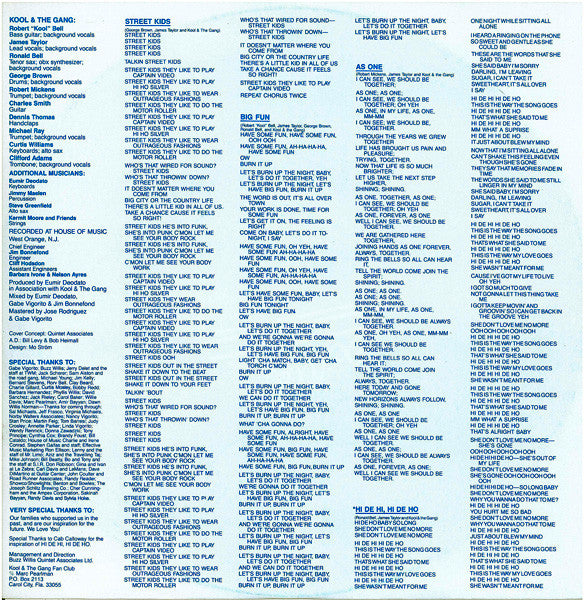 Kool & The Gang : As One (LP, Album)