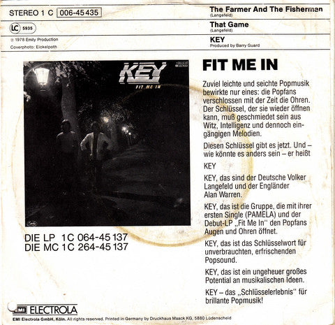 Key (5) : The Farmer And The Fisherman (7", Single)