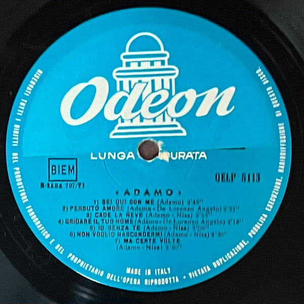Adamo : Adamo (LP, Comp)