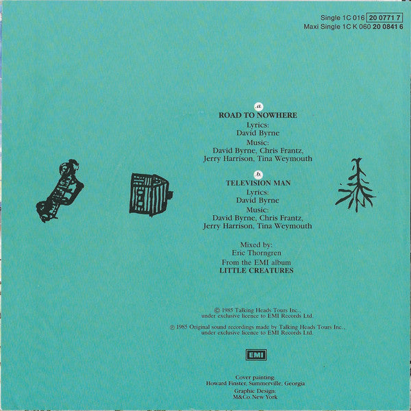 Talking Heads : Road To Nowhere (7", Single)
