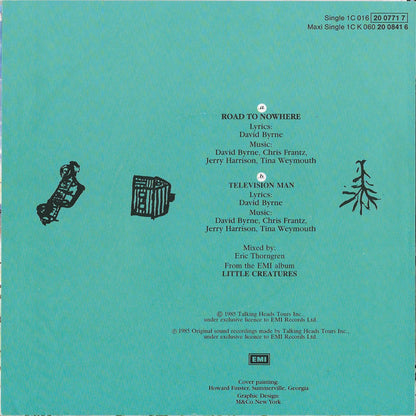 Talking Heads : Road To Nowhere (7", Single)