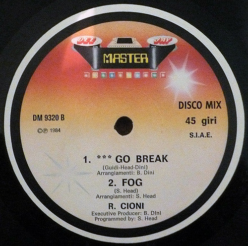 Riccardo Cioni : Darkness Inside / Go Break / Fog (12")