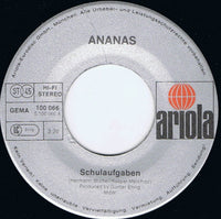 Ananas (2) : Schulaufgaben (7", Single)