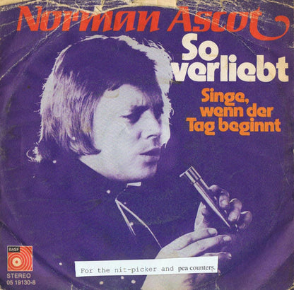 Norman Ascot : So Verliebt (7", Single)